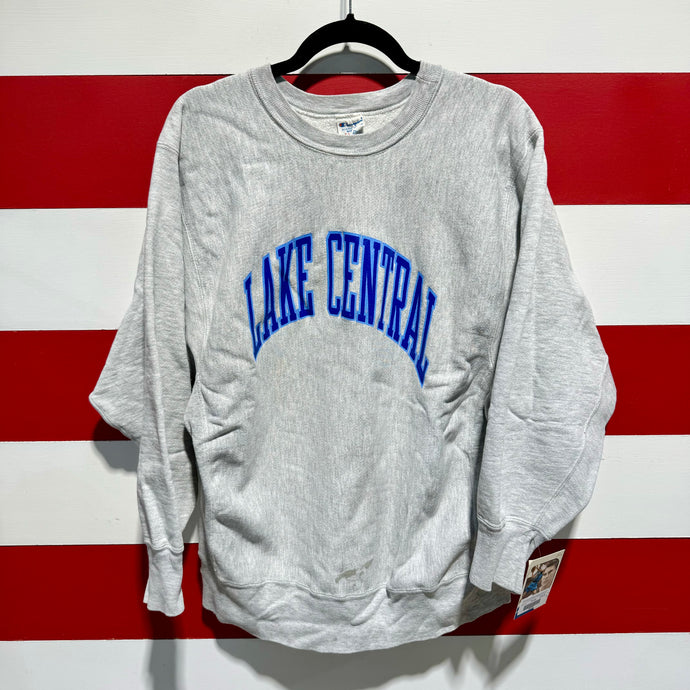 80s Lake Central Champion Reverse Weave Sweatshirt