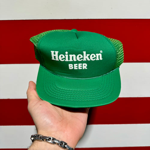 90s Heineken Beer Trucker Hat