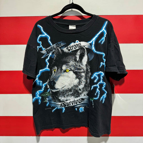 90s Only The Strong Survive American Thunder Shirt