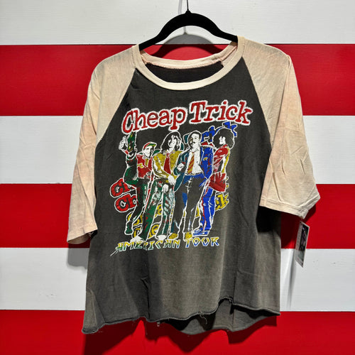 80s Cheap Trick Krokus American Tour Raglan Shirt