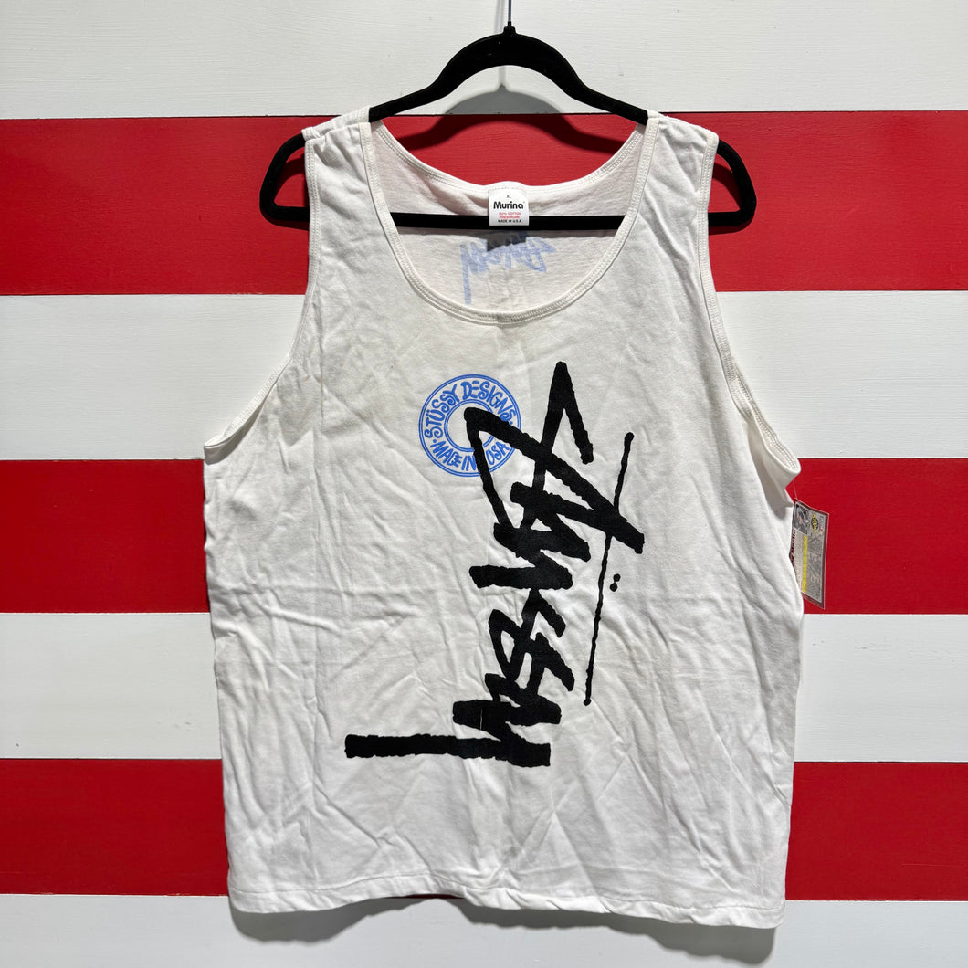 90s Stussy Designs Made in USA Tank