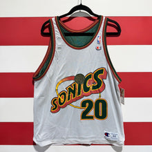 90s Gary Payton SuperSonics Reversible Champion Jersey