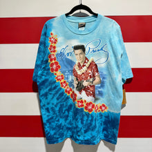 90s Elvis Presley Blue Hawaii Liquid Blue Shirt