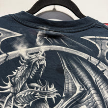2001 Liquid Blue Dragon All Over Print Shirt