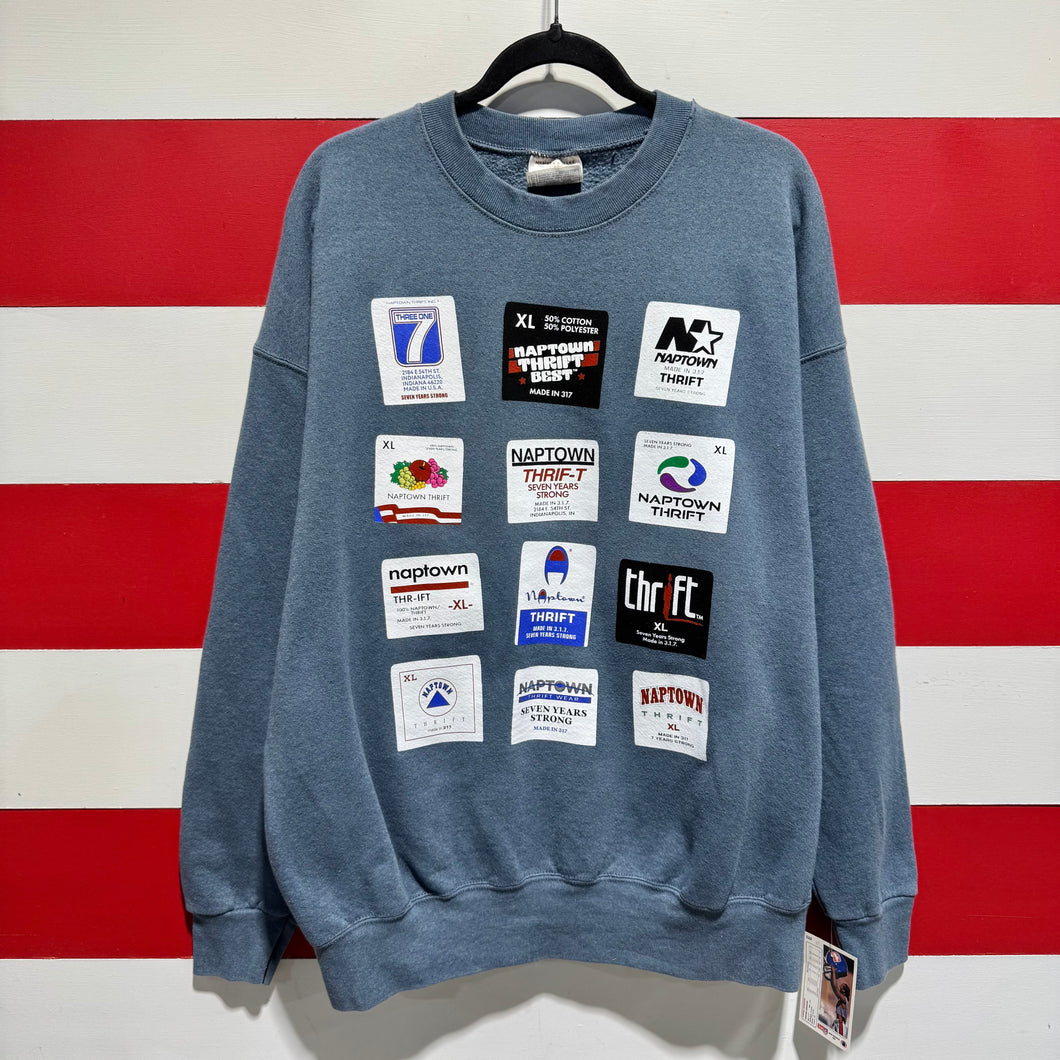 Naptown Thrift 7 Year Anniversary Sweatshirt XL