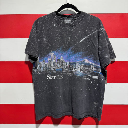 1990 Seattle All Over Print Shirt