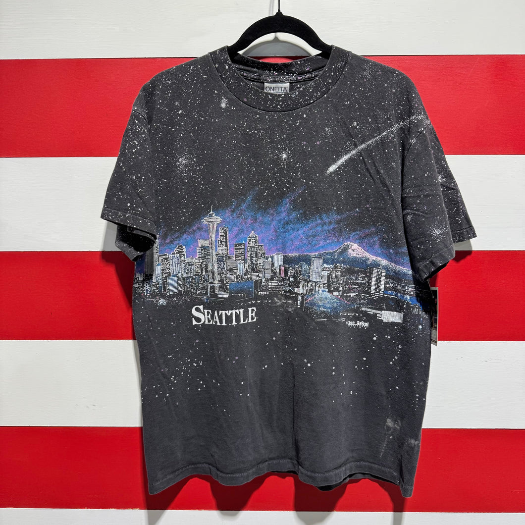 1990 Seattle All Over Print Shirt