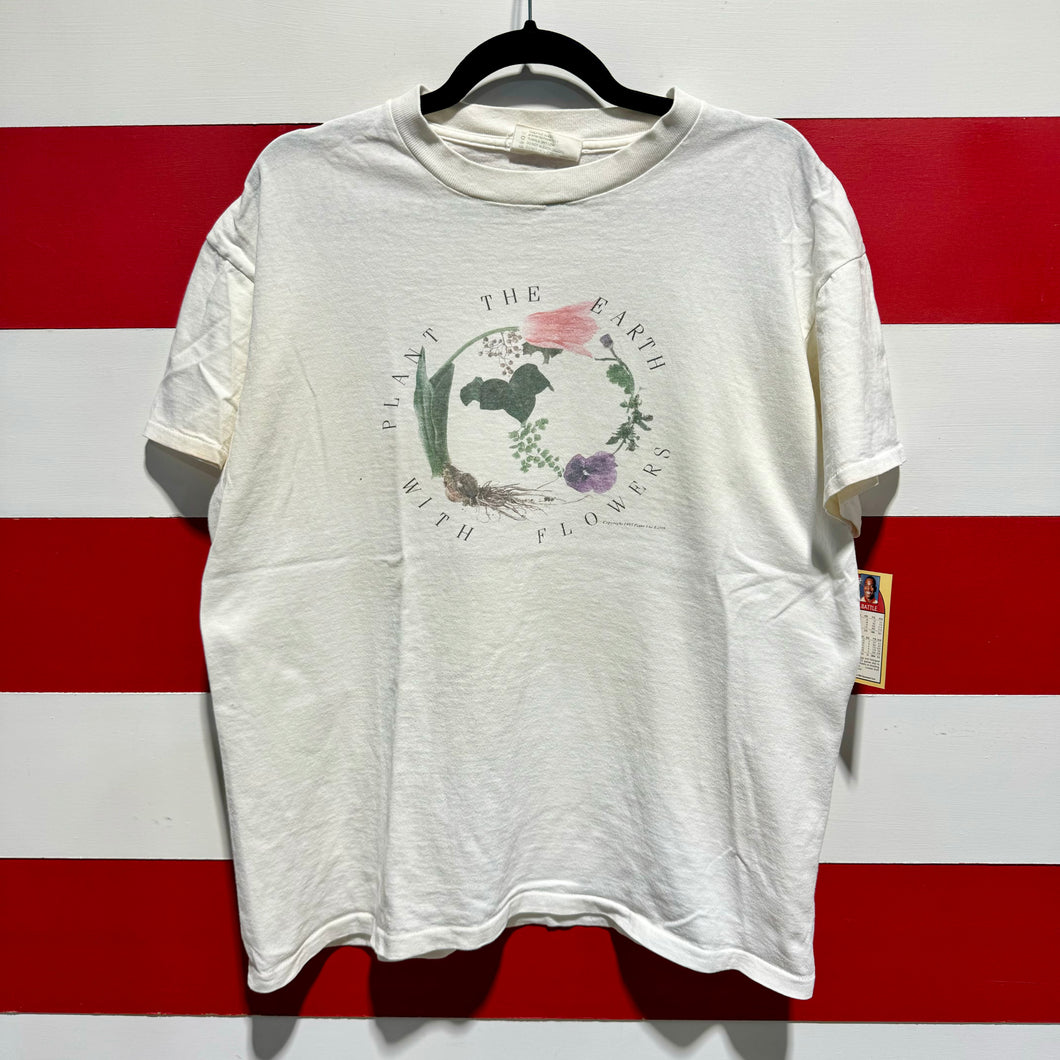 1995 Plant The Earth With Flowers Shirt