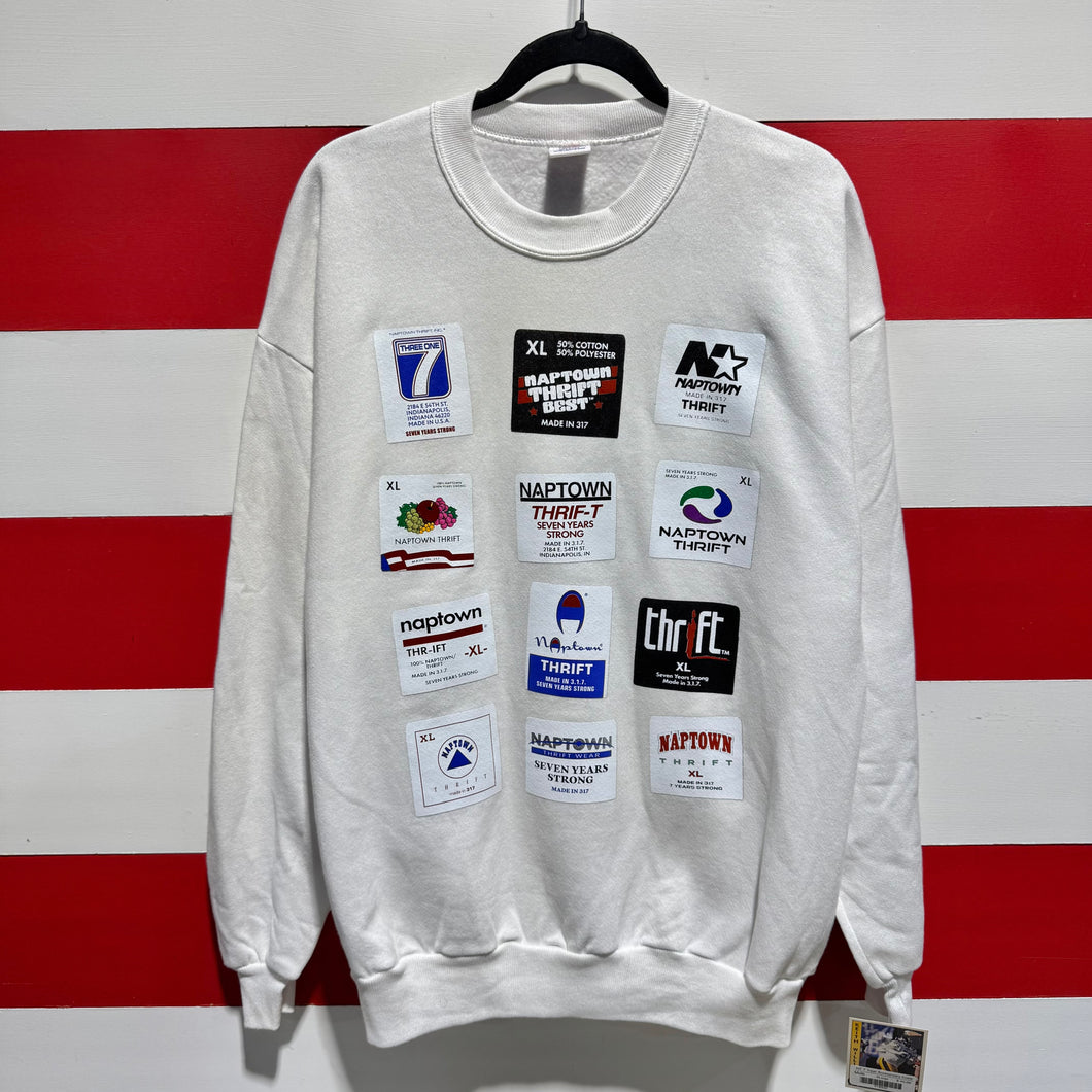 Naptown Thrift 7 Year Anniversary Sweatshirt XL