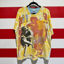 1991 Gun N Roses Illusion Tour Liquid Blue Shirt
