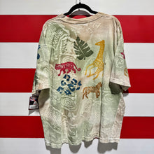 90s Laurel Sport Animals All Over Print Shirt