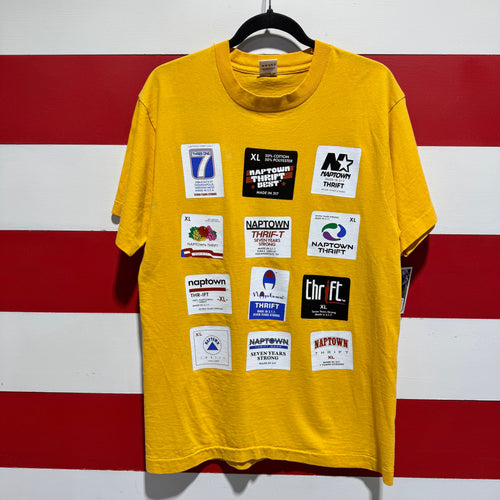 Naptown Thrift 7 Year Anniversary Shirt LARGE
