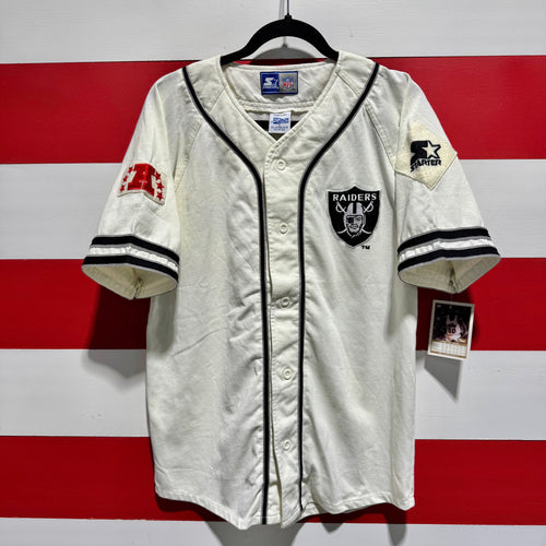 90s LA Raiders Starter Salem Sportswear Baseball Jersey