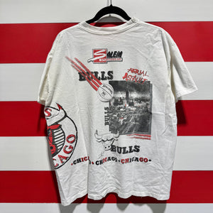 90s Chicago Bulls Salem Sportswear String Music Aerial Assault Shirt