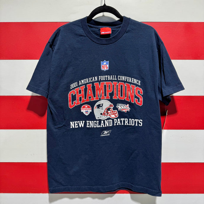 2001 New England Patriots AFC Champions Shirt