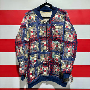 90s Quilted Patchwork Jacket