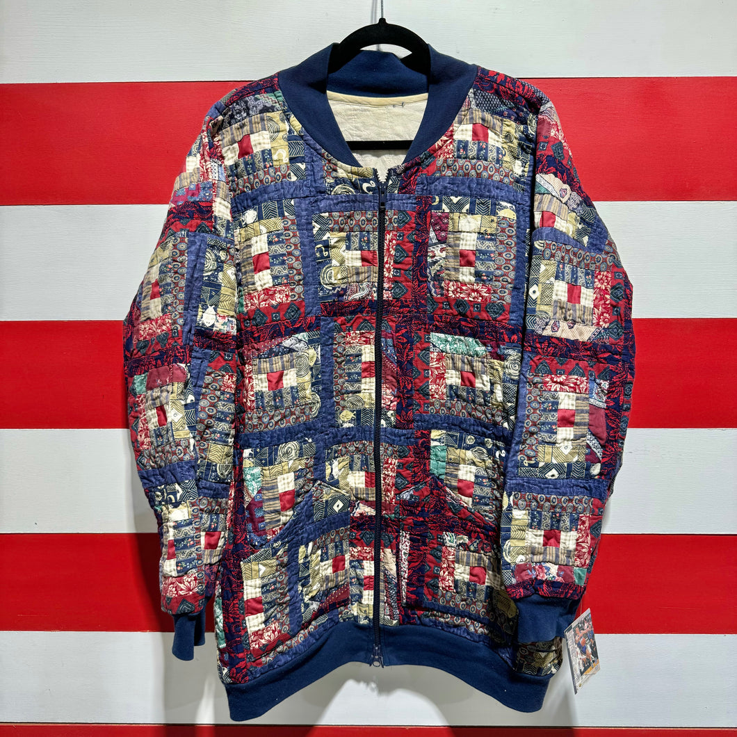 90s Quilted Patchwork Jacket