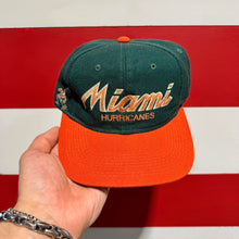 90s Miami Hurricanes Sports Specialties Script Hat