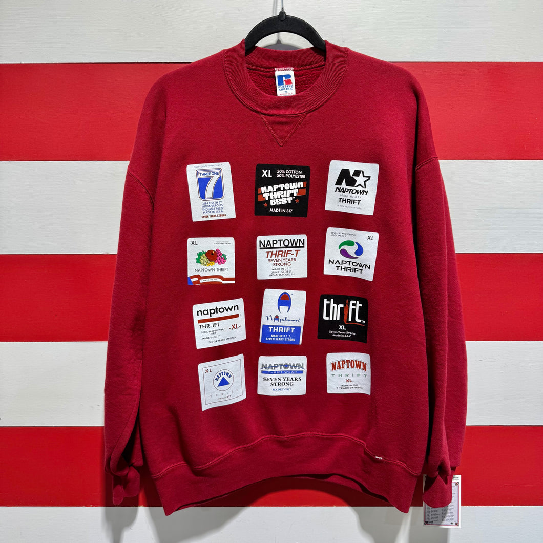 Naptown Thrift 7 Year Anniversary Sweatshirt LARGE