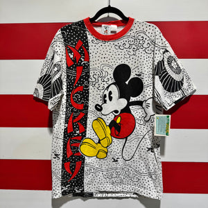 90s Mickey & Co All Over Print Shirt