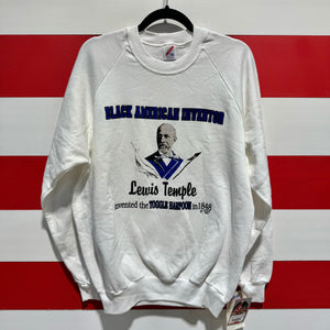 90s Lewis Temple Black American Inventor Sweatshirt