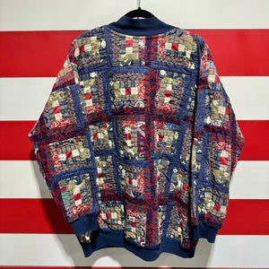 90s Quilted Patchwork Jacket