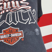 1986 Harley Davidson Good Guys Wear Black 3D Emblem Shirt
