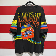90s Jeff Gordon Hangin It Out All Over Print Shirt