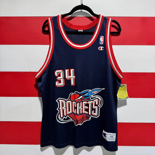 90s Hakeem Olajuwon Houston Rockets Champion Jersey