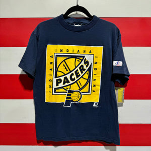 90s Indiana Pacers Logo Athletic Shirt