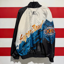 1996 Super Bowl XXX Logo Athletic Splash Windbreaker