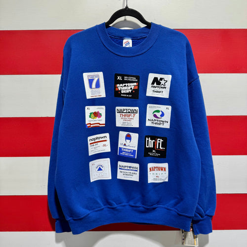 Naptown Thrift 7 Year Anniversary Sweatshirt BOXY XL