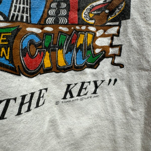 90s Cross Colours Education Is The Key Shirt