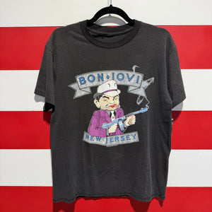 1988 Bon Jovi New Jersey They're Back Shirt – Naptown Thrift