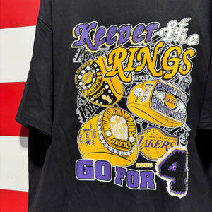 2003 Los Angeles Lakers Keeper of the Rings Shirt