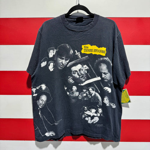 1991 The Three Stooges All Over Print Shirt