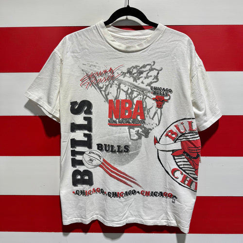90s Chicago Bulls Salem Sportswear String Music Aerial Assault Shirt