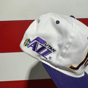 90s Utah Jazz Sports Specialties Script Hat
