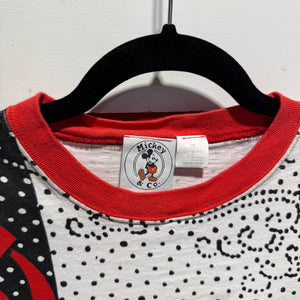 90s Mickey & Co All Over Print Shirt