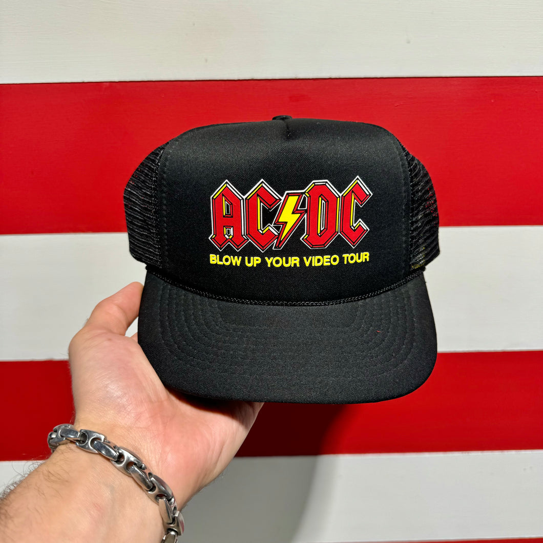 1988 AC/DC Blow Up Your Video Tour Trucker Hat