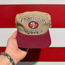 90s San Francisco 49ers Super Bowl XXIX Champions Logo Athletic Hat