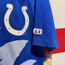 1994 Colts Marshall Faulk Signed Logo Athletic Sharktooth Shirt