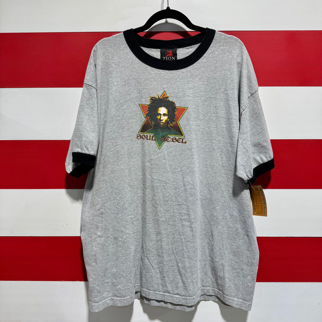 Early 2000s Bob Marley Soul Rebel Shirt