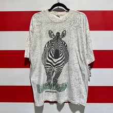 90s Tanzania Zebra All Over Print Shirt