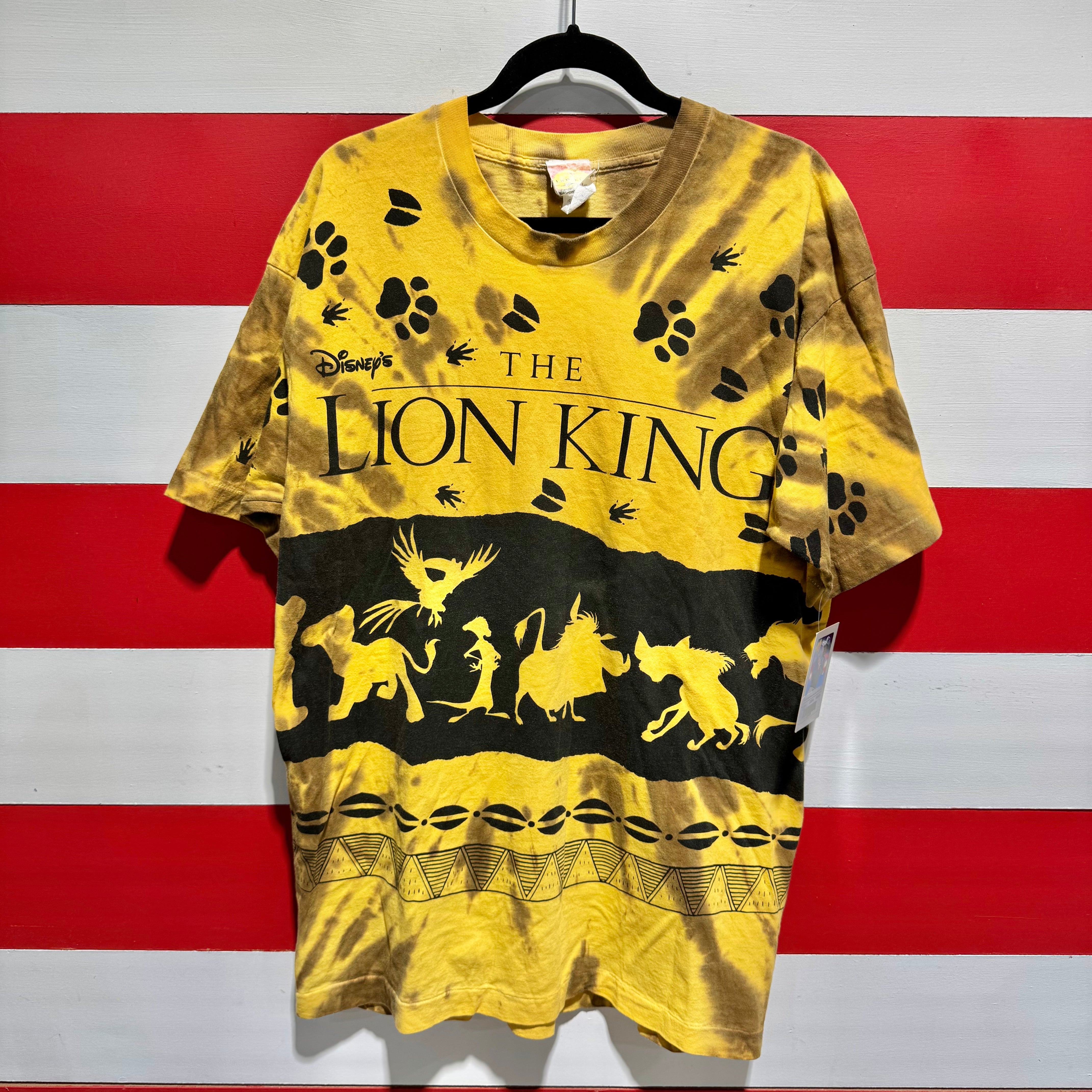 90s The Lion King Disney All Over Print Shirt – Naptown Thrift