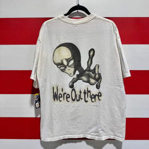 Early 2000s We’re Out There Alien Shirt