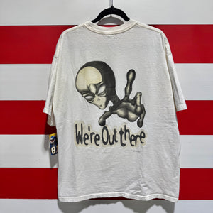 Early 2000s We’re Out There Alien Shirt