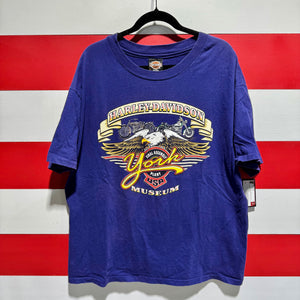 1996 Harley Davidson York Museum Shirt