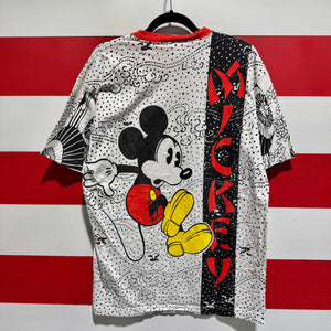 90s Mickey & Co All Over Print Shirt