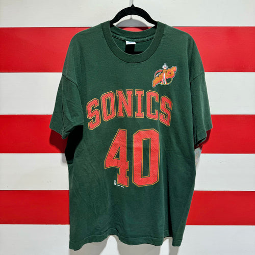 90s Shawn Kemp Seattle SuperSonics Salem Sportswear Shirt